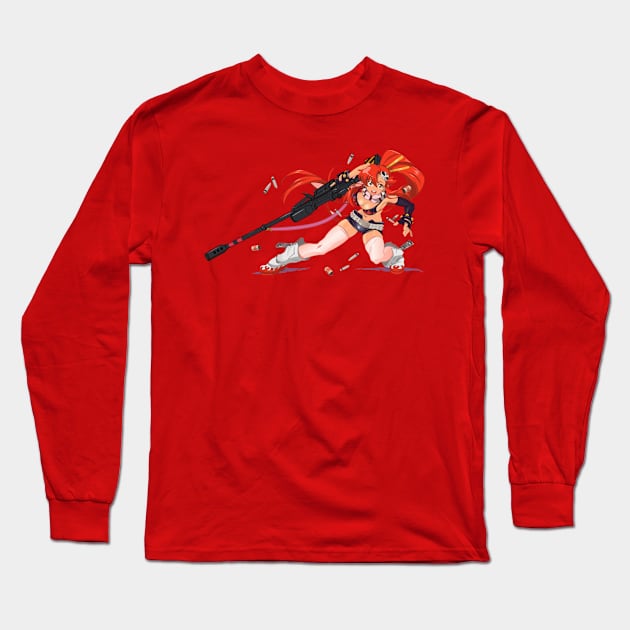 YOKO RITTONA - STICKER - ANIME Long Sleeve T-Shirt by JMPrint